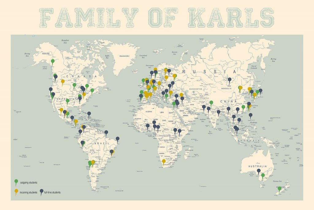 Family of Karls Weltkarte